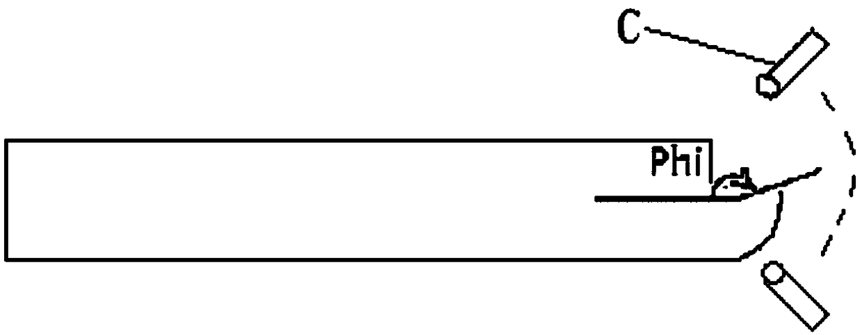 Measurement method for back-illuminated wafer crystal edge scribing depth