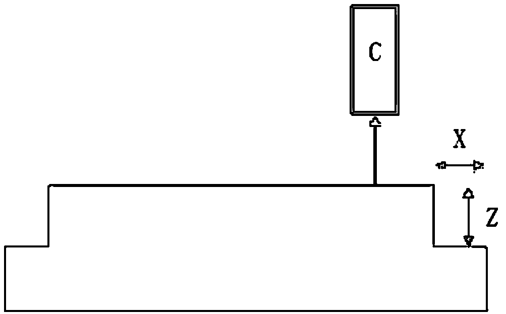 Measurement method for back-illuminated wafer crystal edge scribing depth