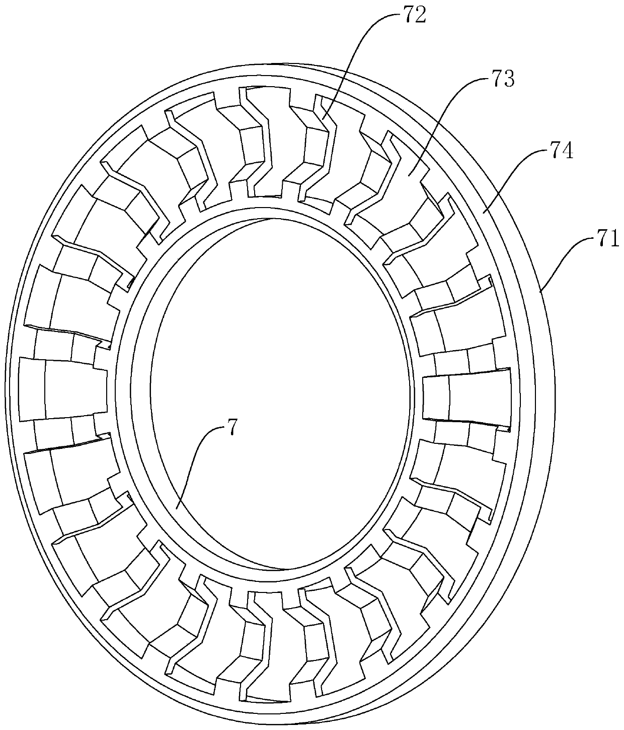 Thrust needle roller bearing cage feeding device and automatic needle-assembling machine