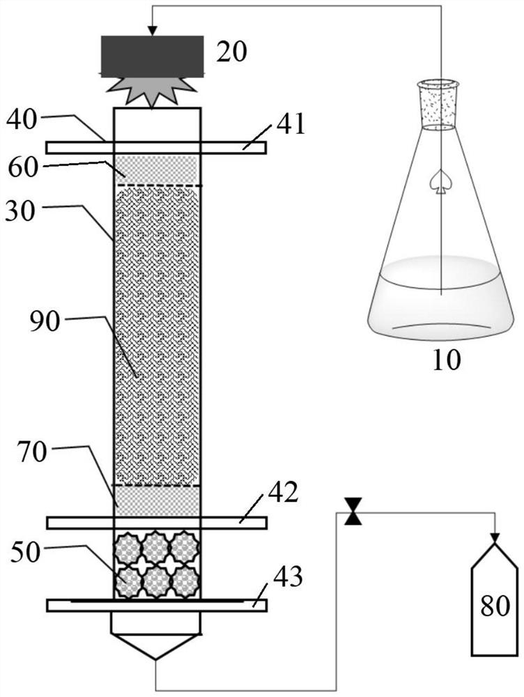 Leaching solution for heavy metal contaminated soil, preparation method thereof, and leaching device