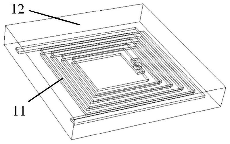 Magnetic isolator based on full-symmetric coil structure