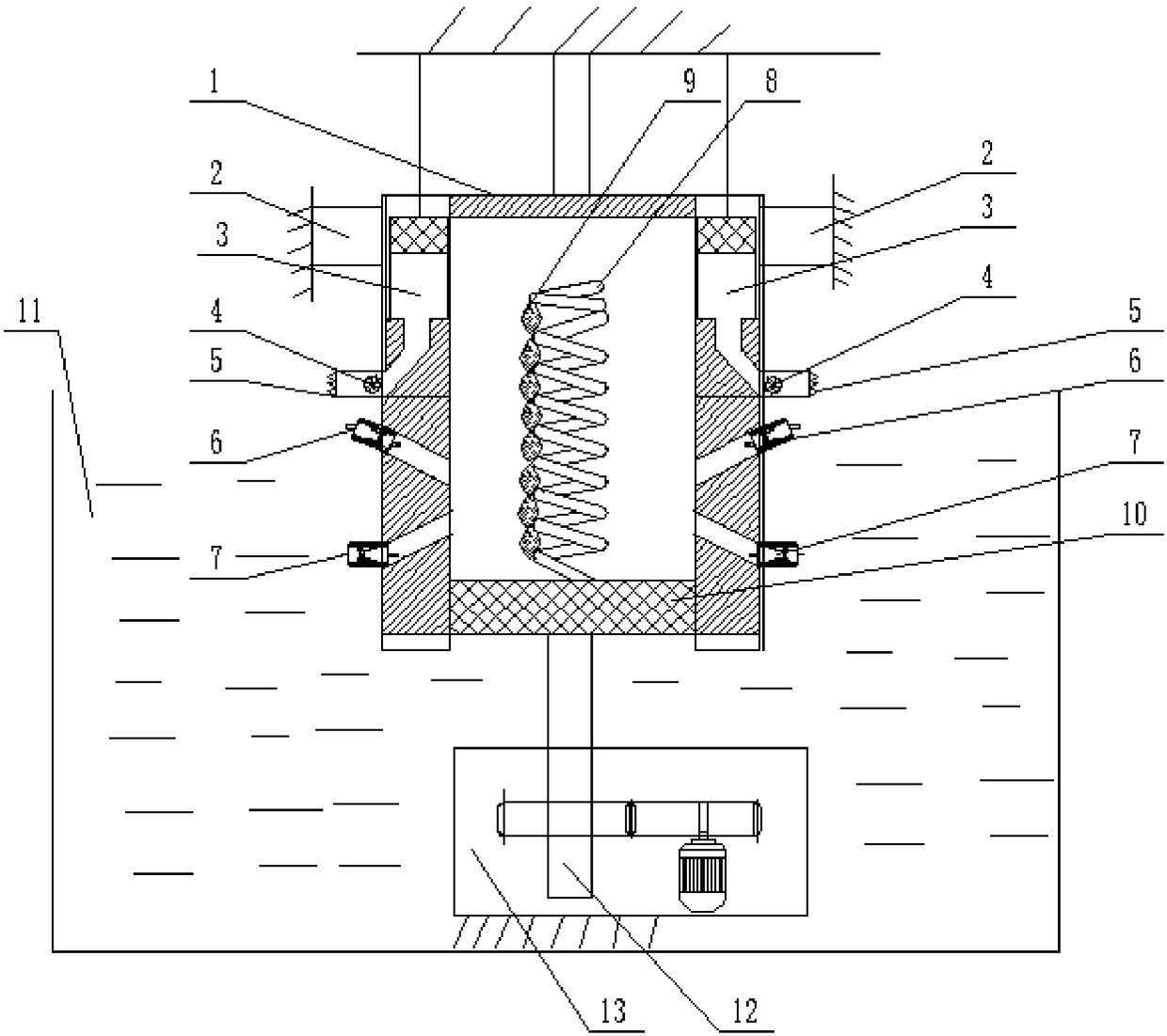 Automobile part cleaning device