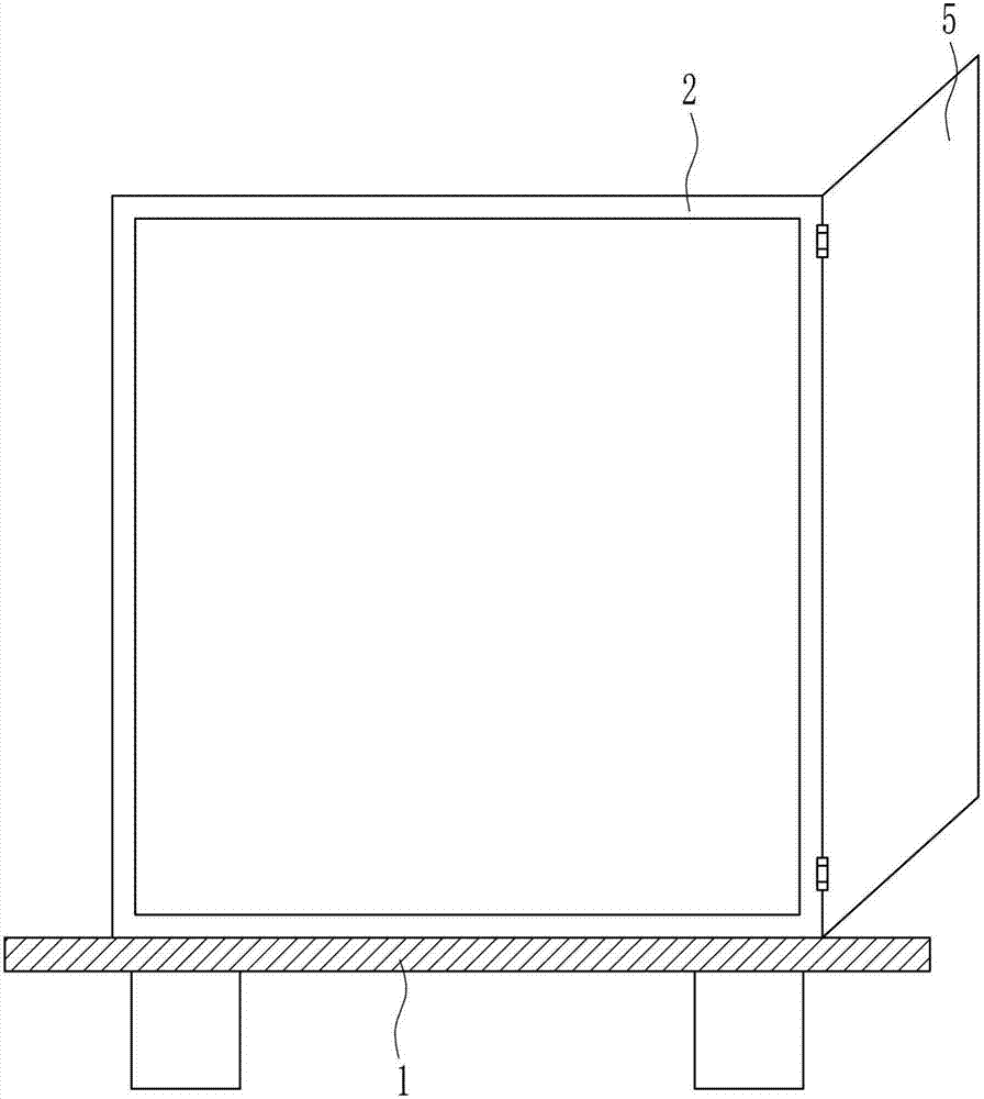 Dust removal device for detection equipment