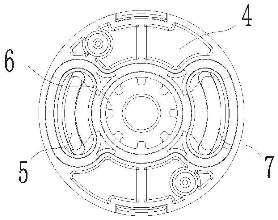 A coaxial three-control thermostatic valve core and its faucet