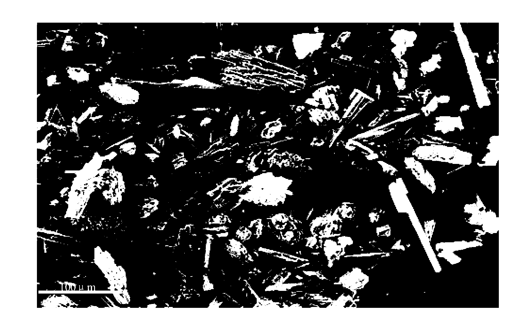 Preparation method of columnar hexagonal potassium titanate