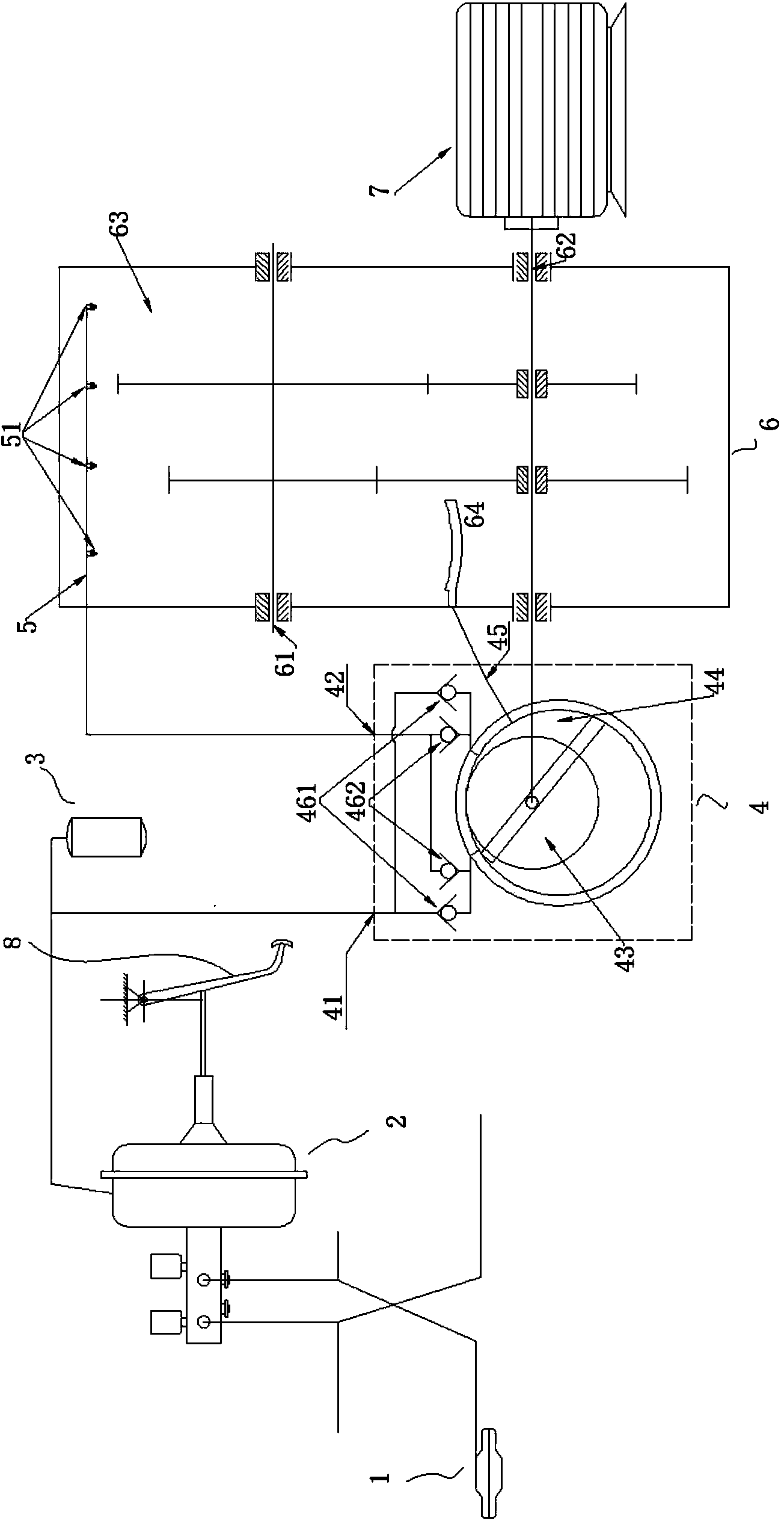 Automotive transmission case integrated with mechanical vacuum pump