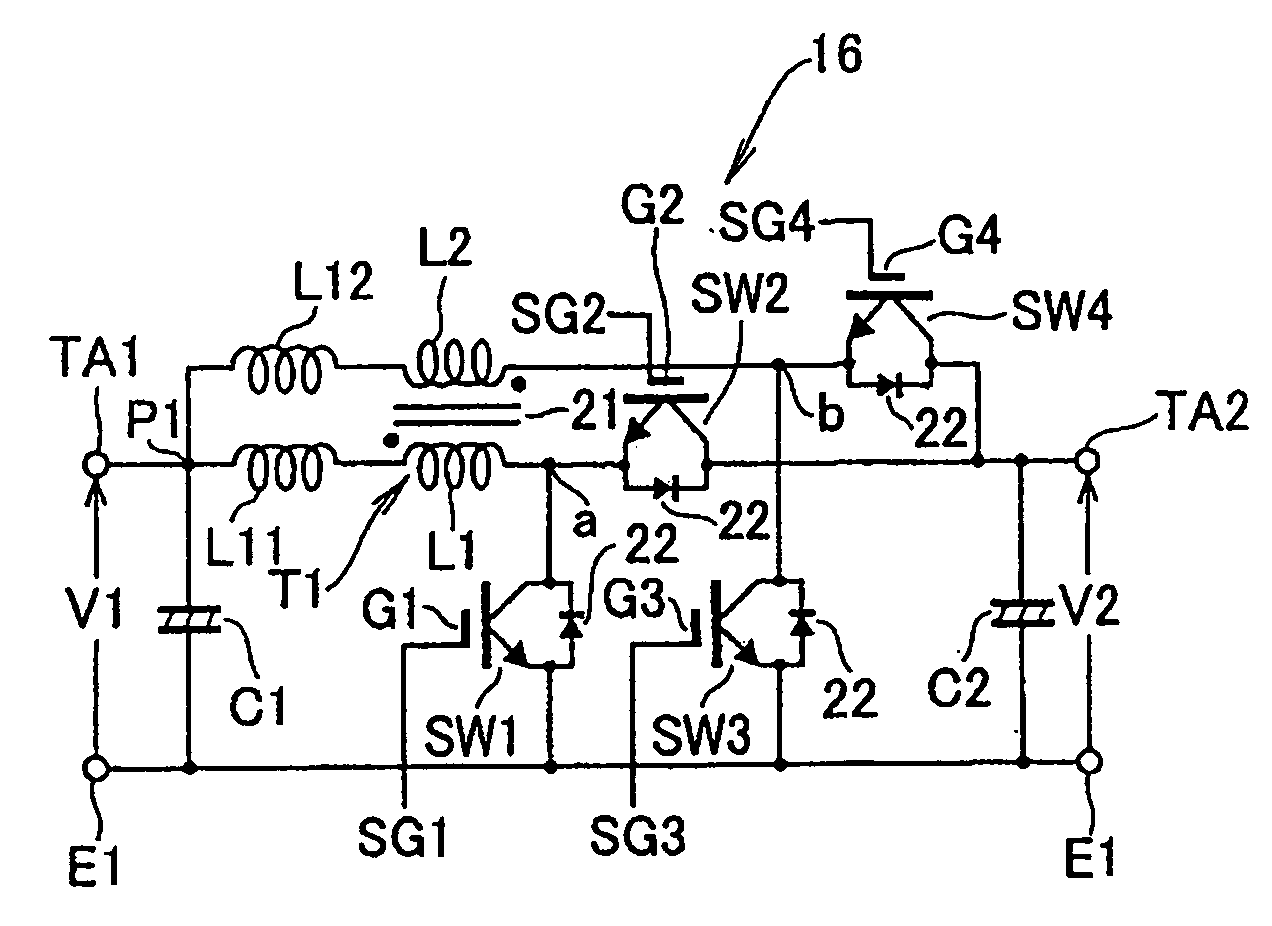 Combined type transformer and buck-boost circuit using the same