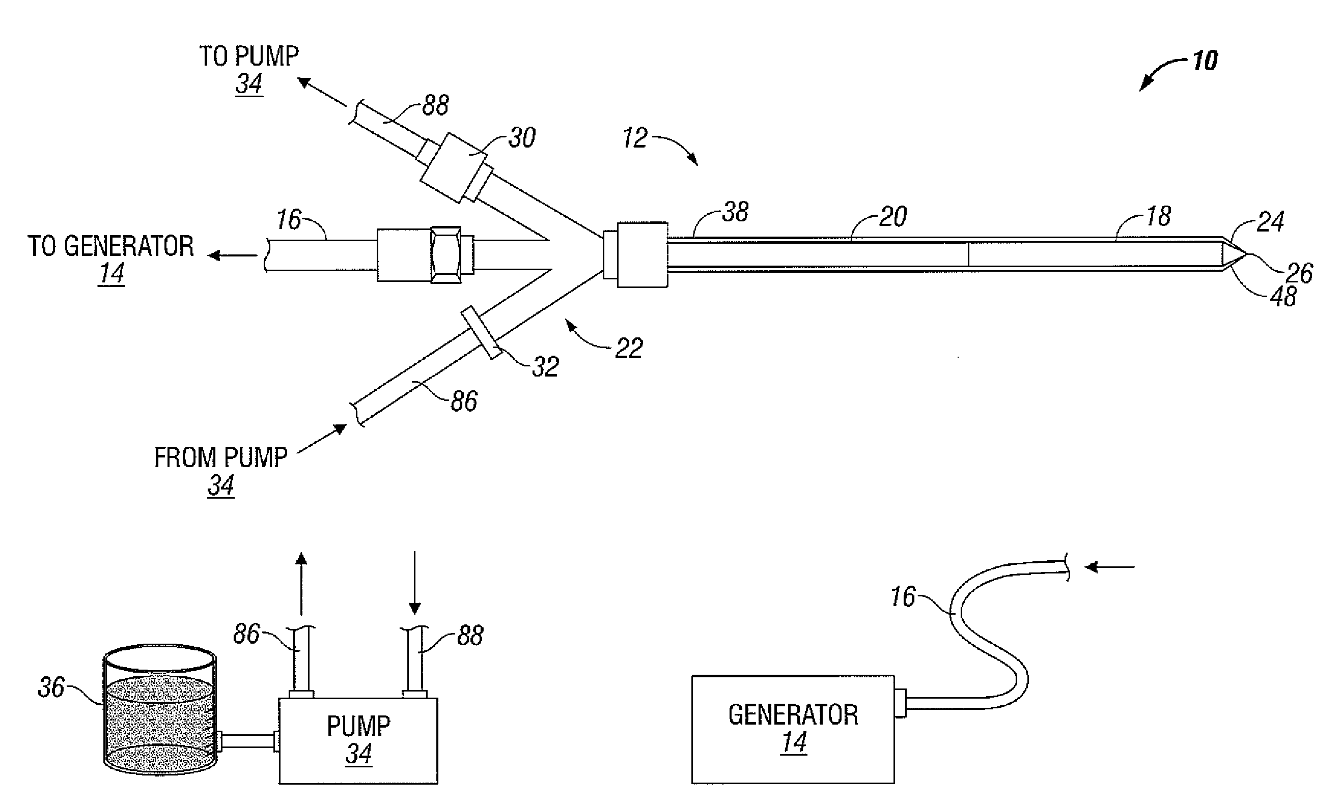 Choked Dielectric Loaded Tip Dipole Microwave Antenna