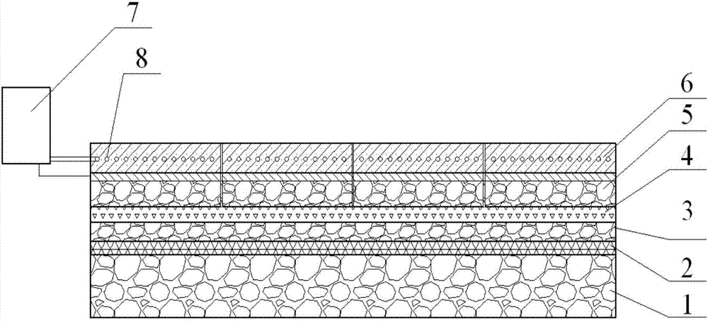 Solar road pavement structure