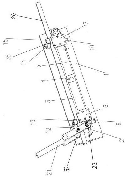 One-time winding forming method of commutation pole coil of DC propulsion motor