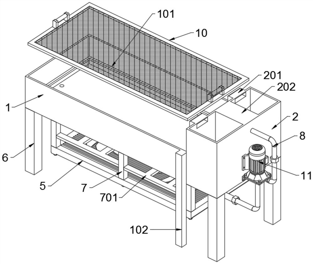 A cooling water device for making wax models