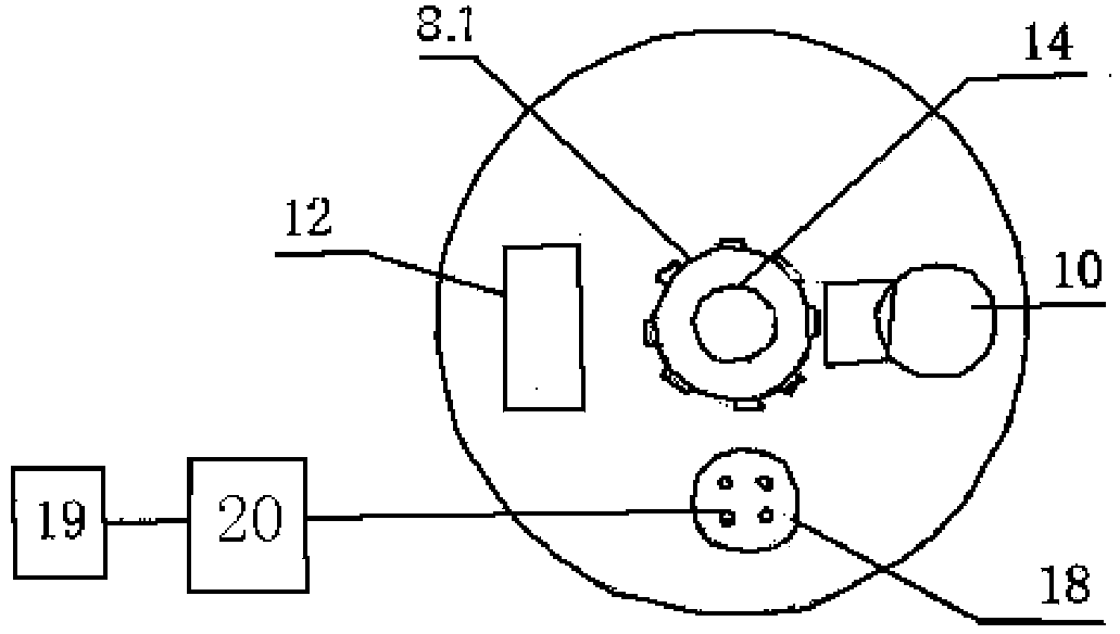 Three-dimensional measuring device and method of charges on surface of basin-type insulator