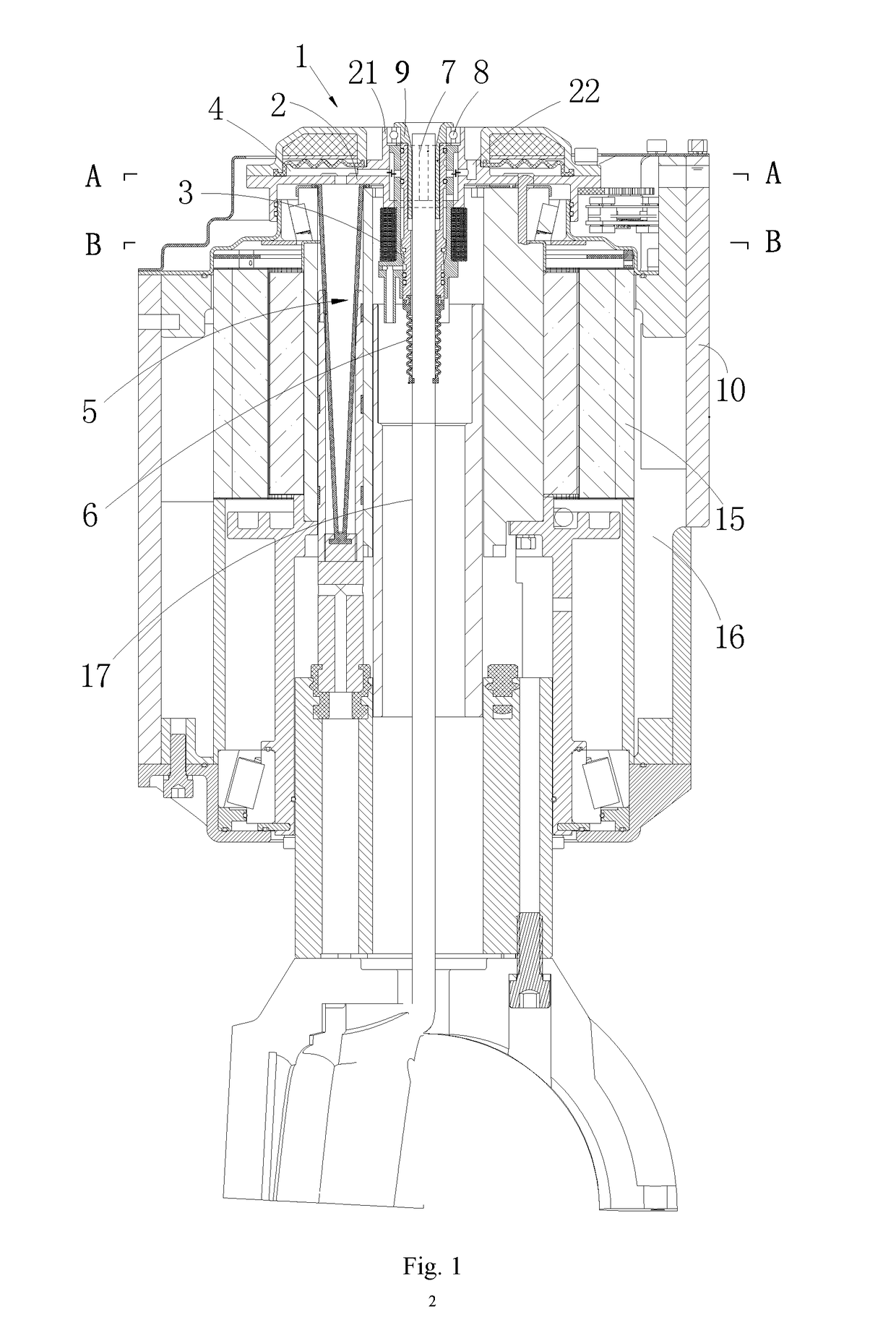 Steering motor