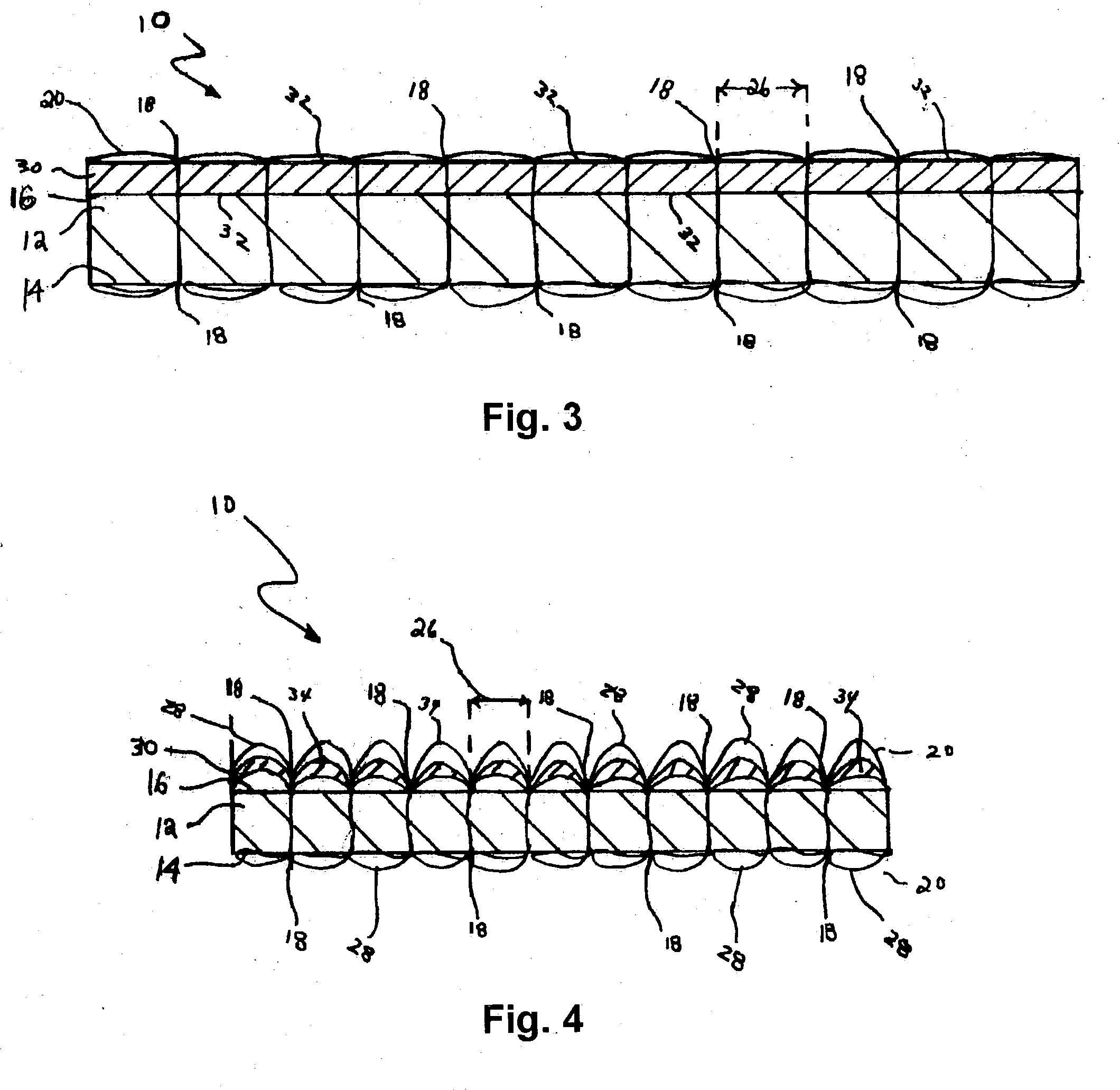 Stitch-bonded and gathered composites and methods for making same