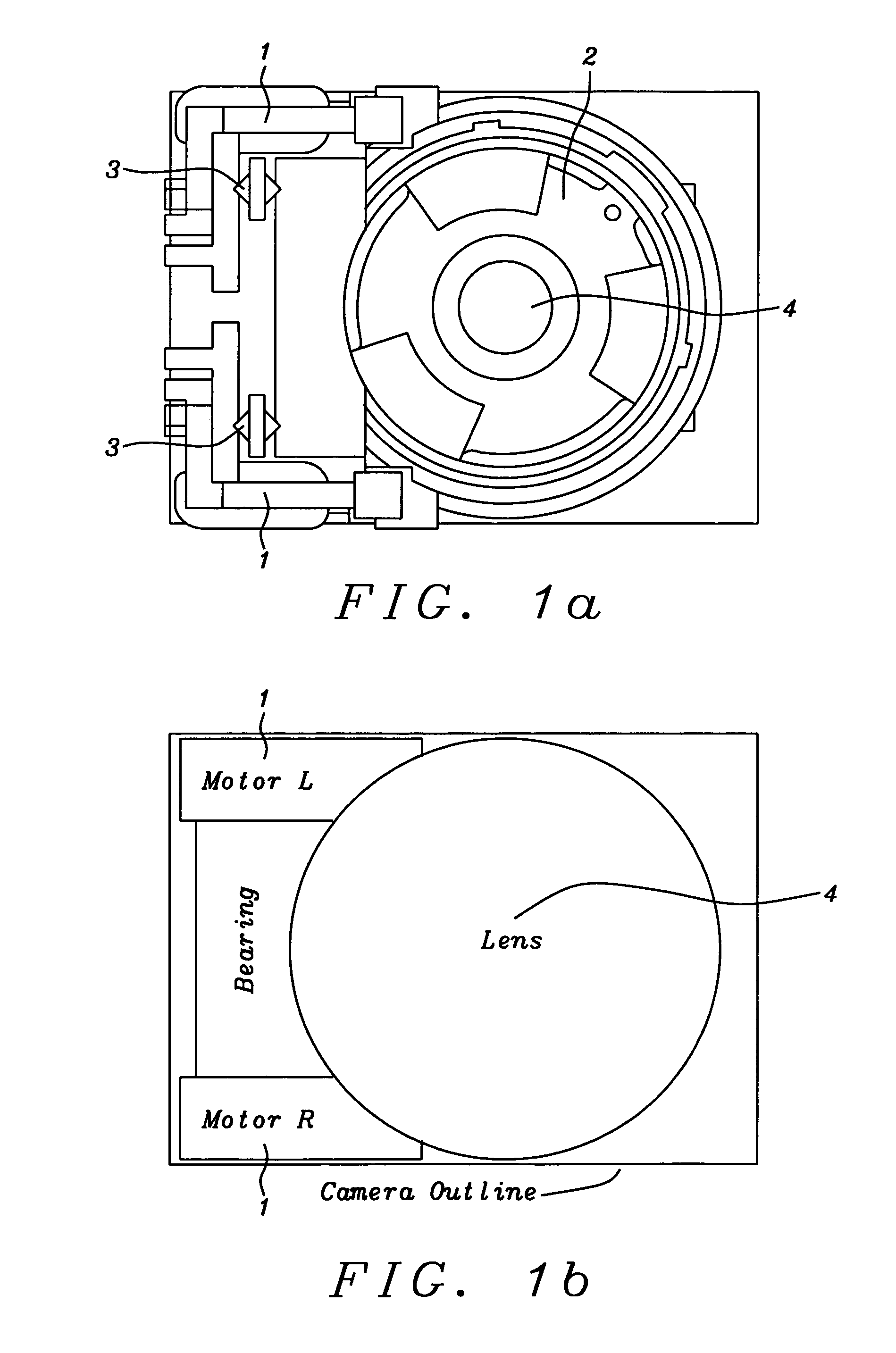 Twin-actuator configuration for a camera module