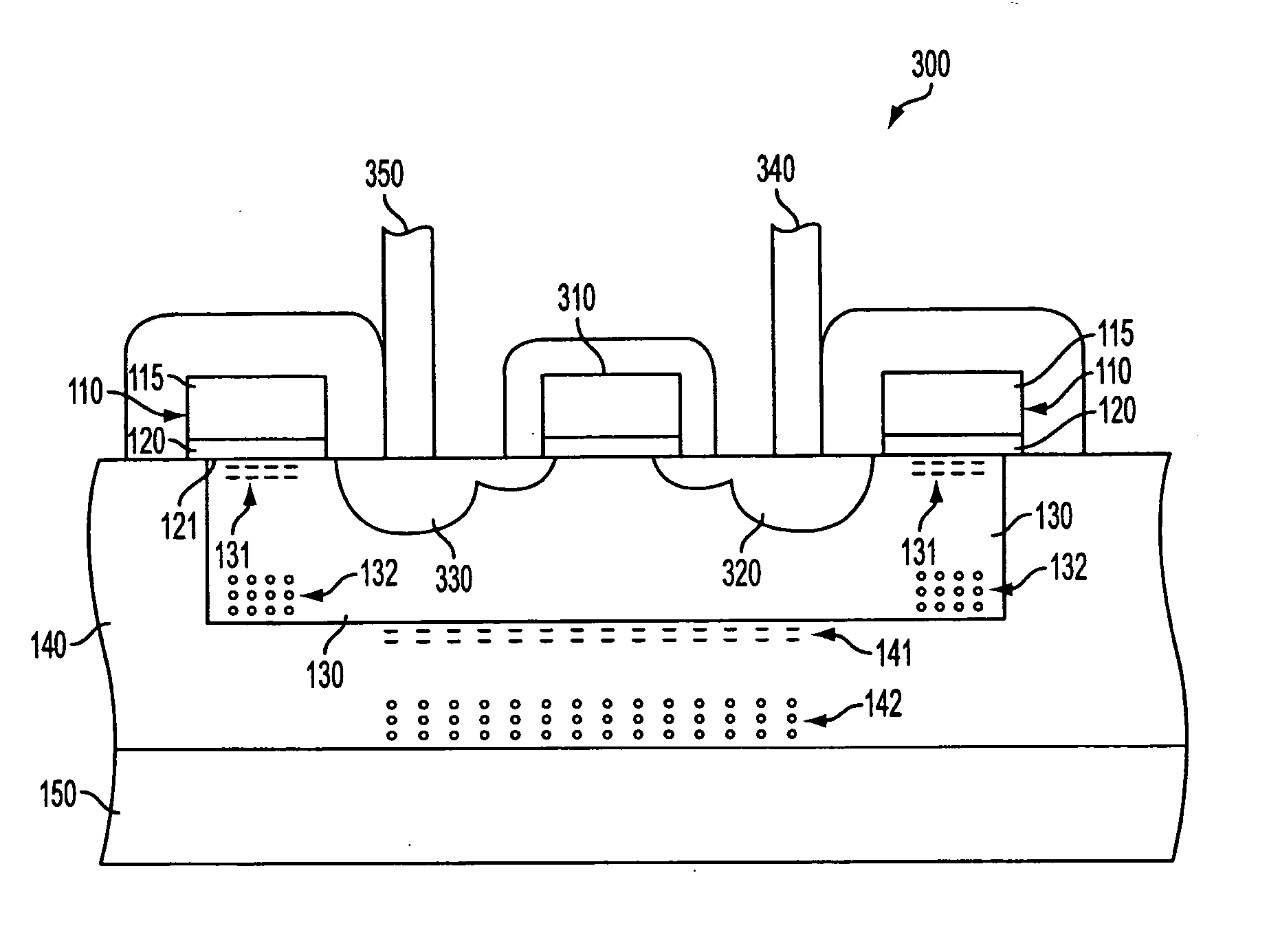 Field-shielded SOI-MOS structure free from floating body effects, and method of fabrication therefor