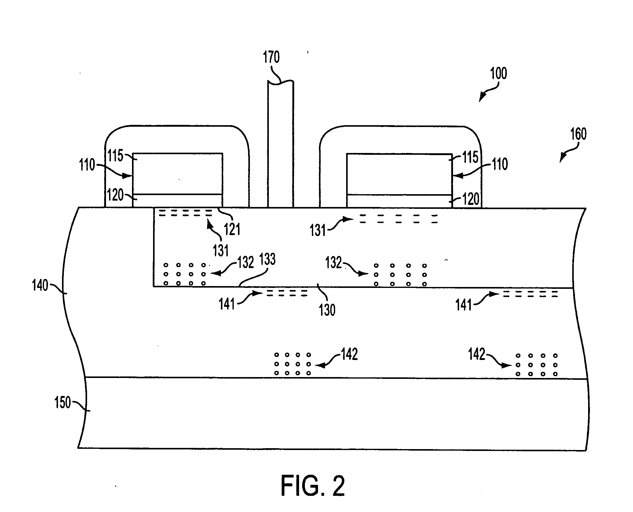 Field-shielded SOI-MOS structure free from floating body effects, and method of fabrication therefor