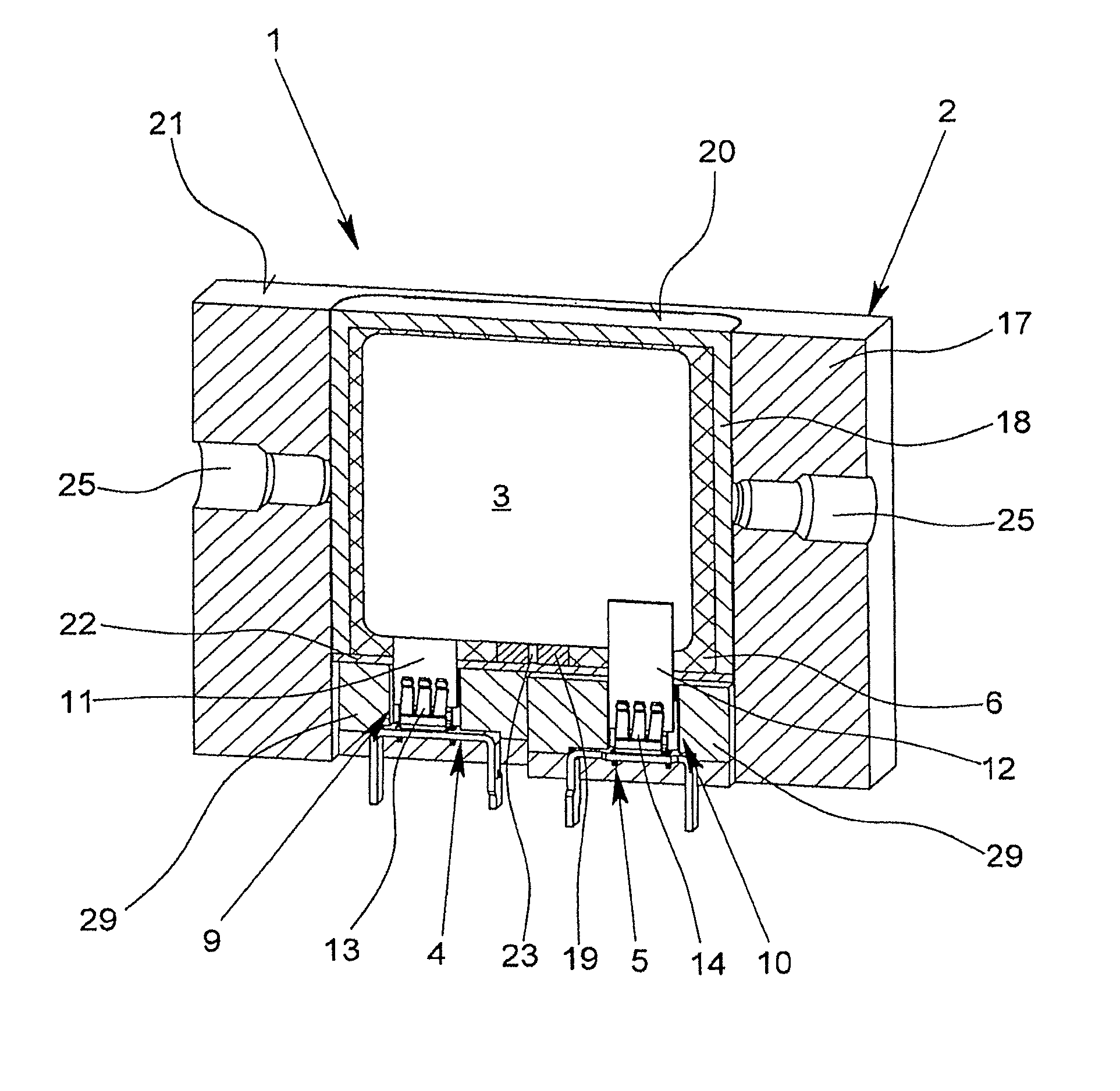 Overvoltage protection element