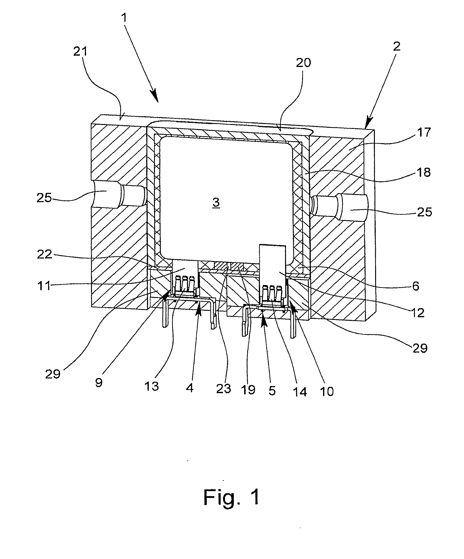 Overvoltage protection element