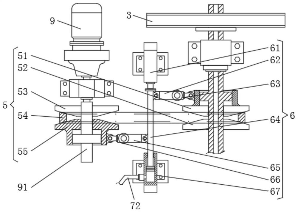 Anti-loosening device for rolling hot-rolled stainless rolled plate