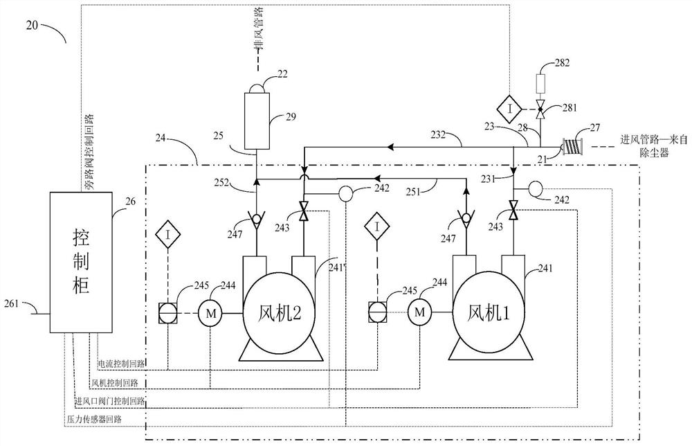 Integrated fan processing system for vacuum cleaning