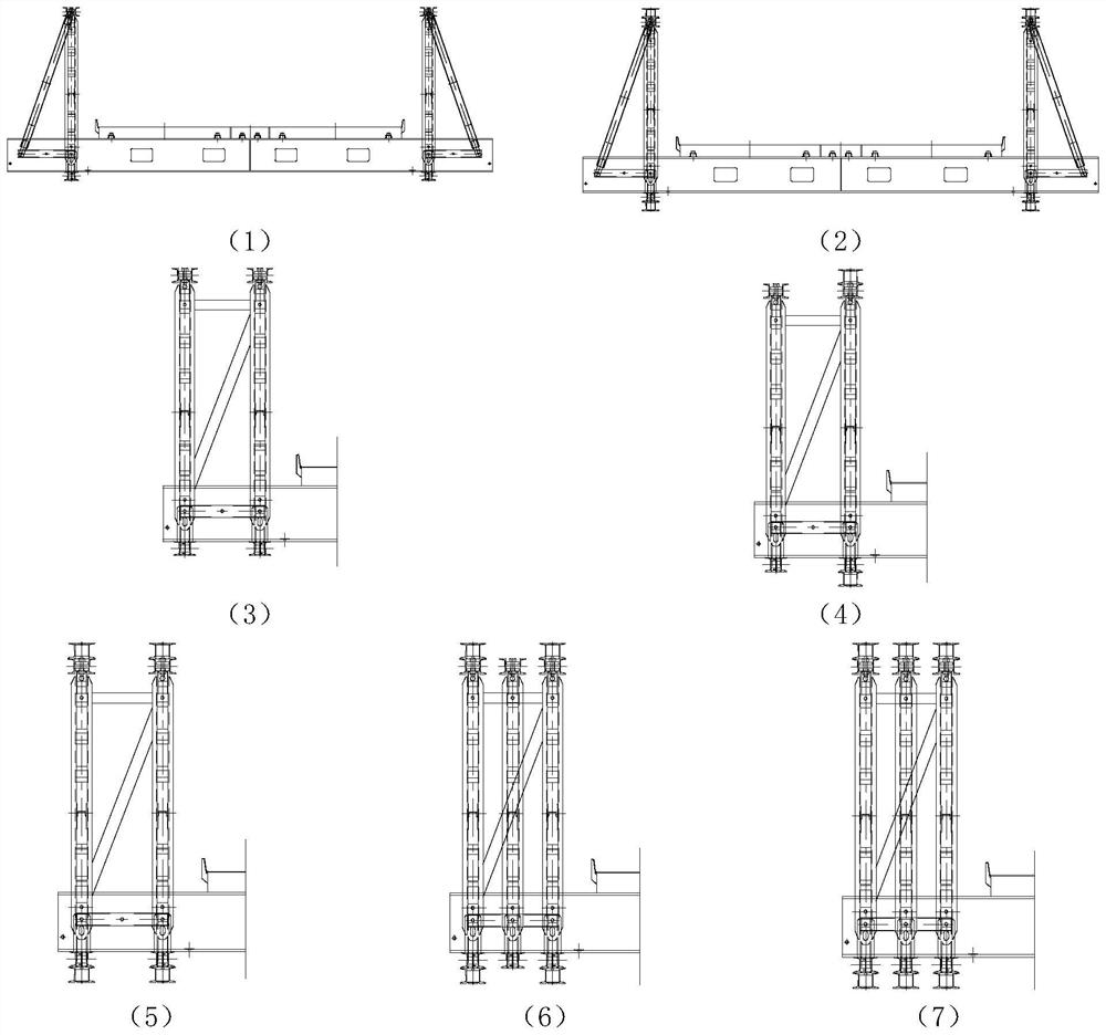 Assembly type combined steel bridge