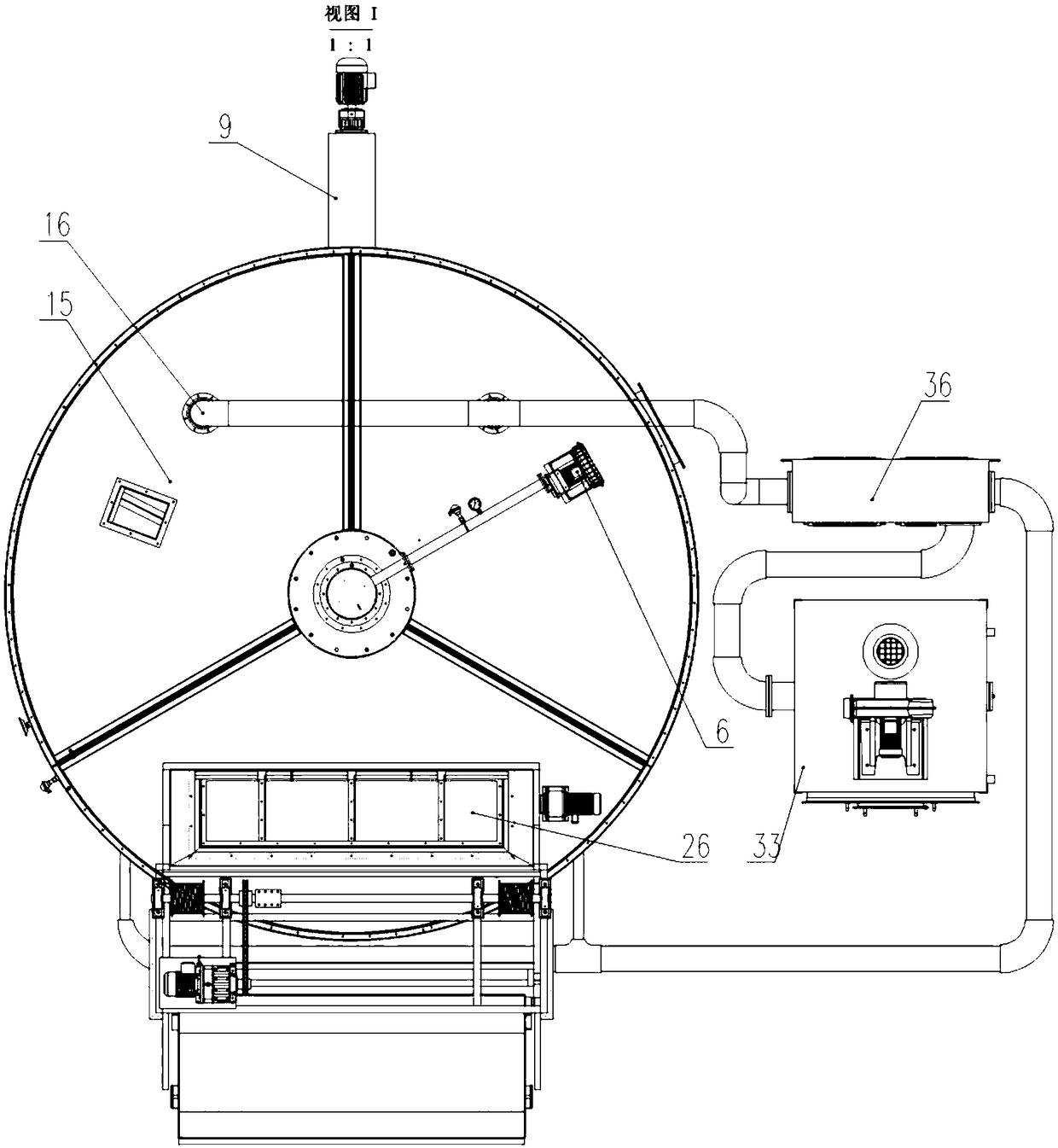 Sludge high-temperature aerobic fermentation equipment and process