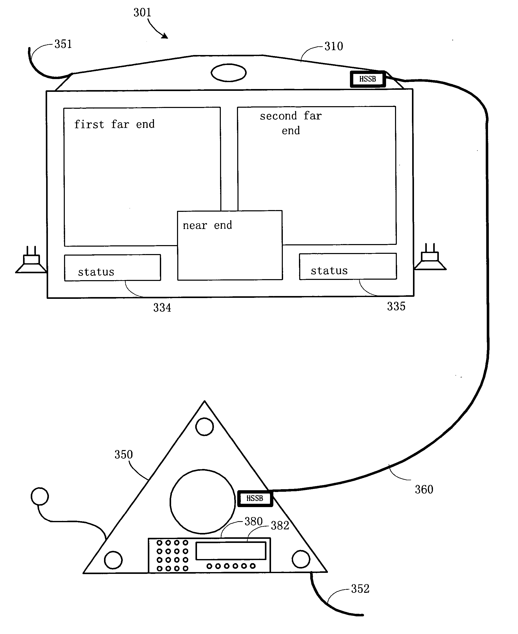 Conference unit controlling room functions