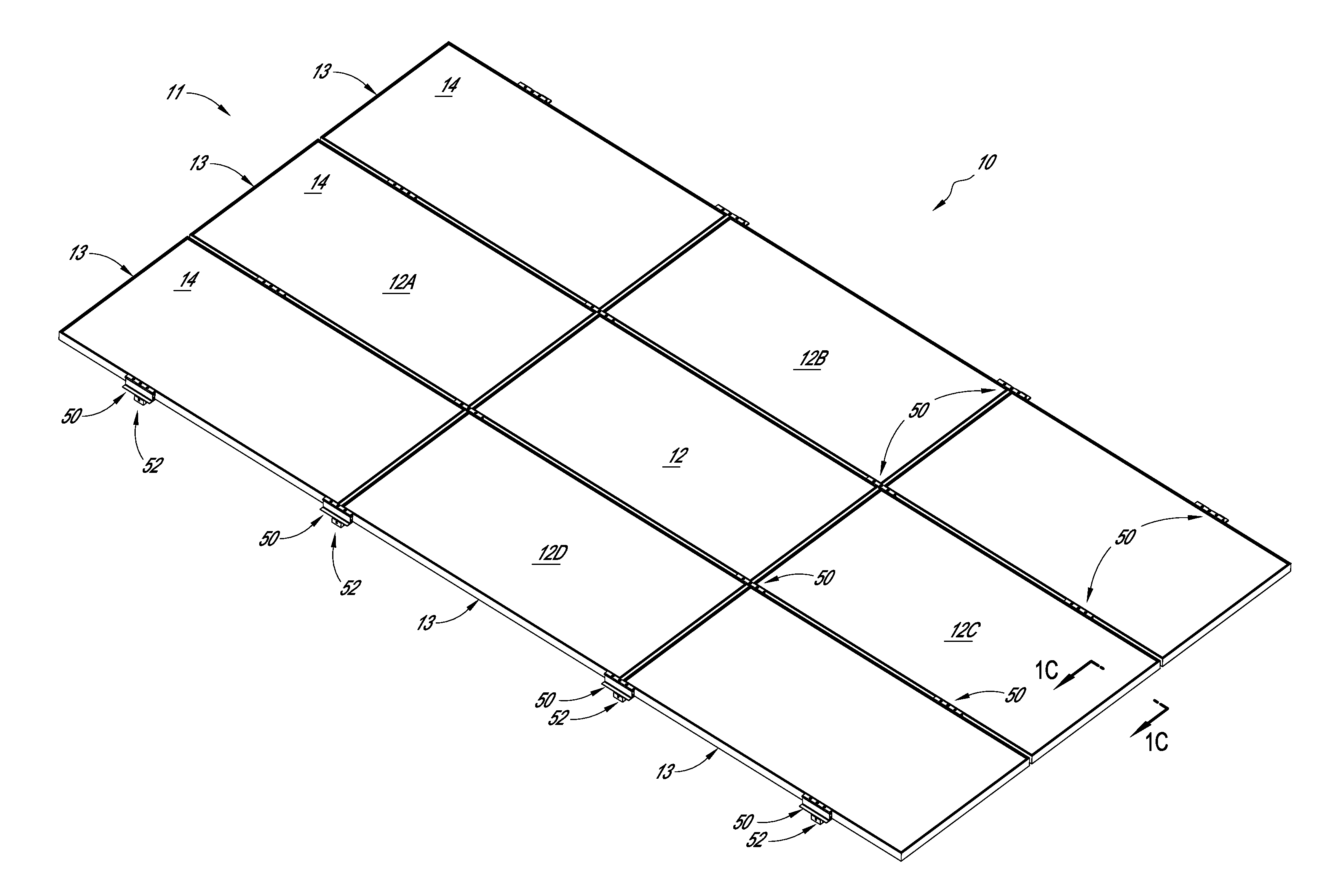 Brace for solar module array