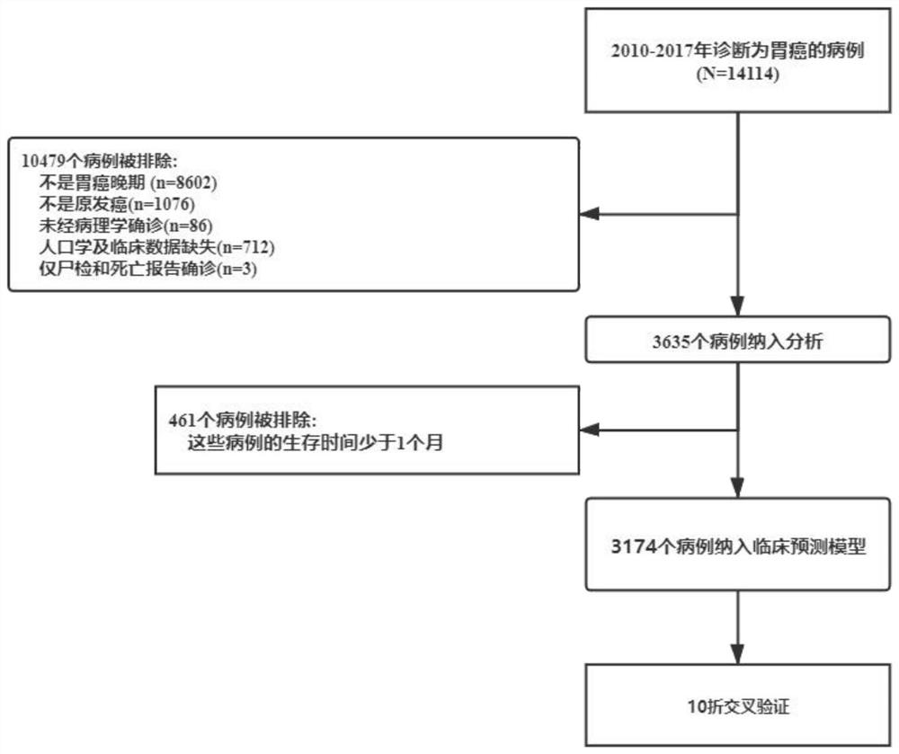 Advanced gastric cancer survival prediction method based on ensemble learning