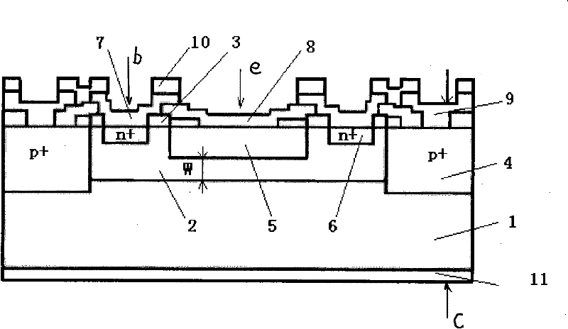 Method for manufacturing integrated PNP differential pair tube