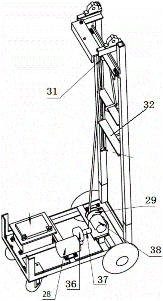 Novel banana harvesting trolley