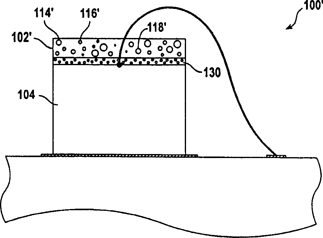 Flash module with quantum dot light conversion