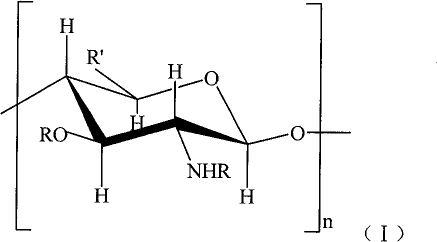 Sulfonated acylation 6-carboxyl chitosan as well as preparation method thereof