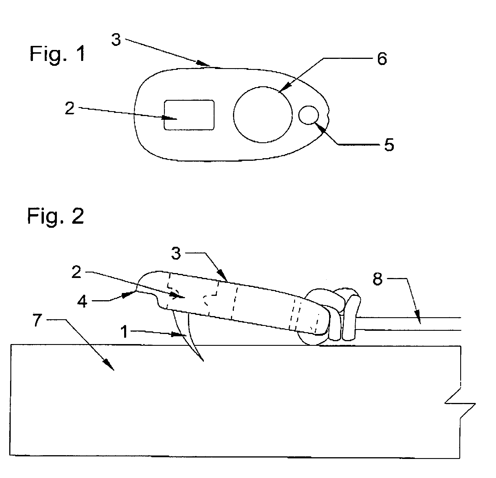 Chalk line end fastener