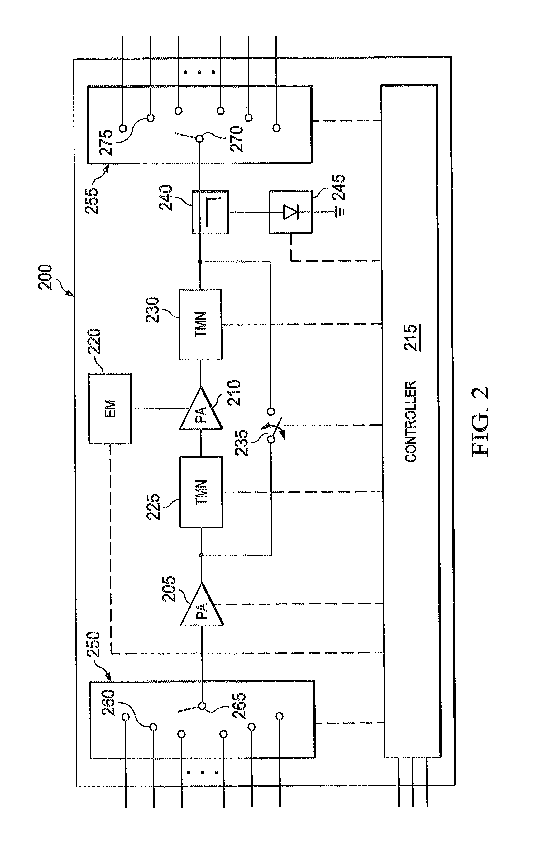 Apparatus and method for a tunable multi-mode multi-band power amplifier module