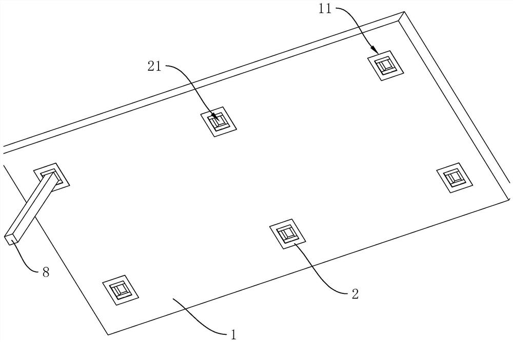 Laminated concrete member and joint structure and construction method thereof