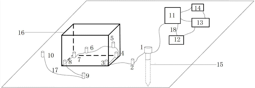 Multi-point remote monitoring system for settlement