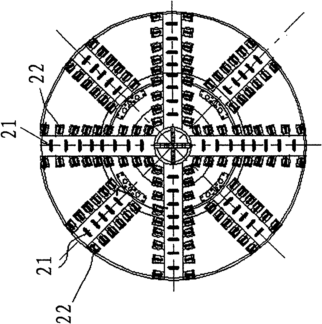 Composite balancing earth-pressure shielding machine