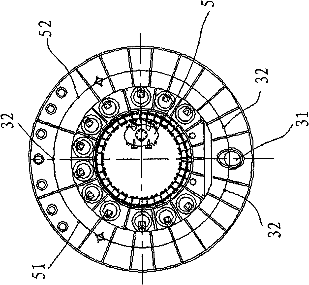 Composite balancing earth-pressure shielding machine