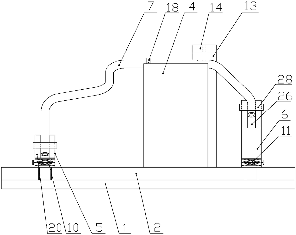 A drilling jig for special-shaped bent pipe