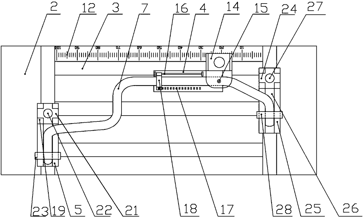 A drilling jig for special-shaped bent pipe