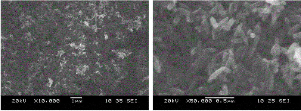 Nanometer iron-lithium oxide composite negative electrode material and preparation method thereof