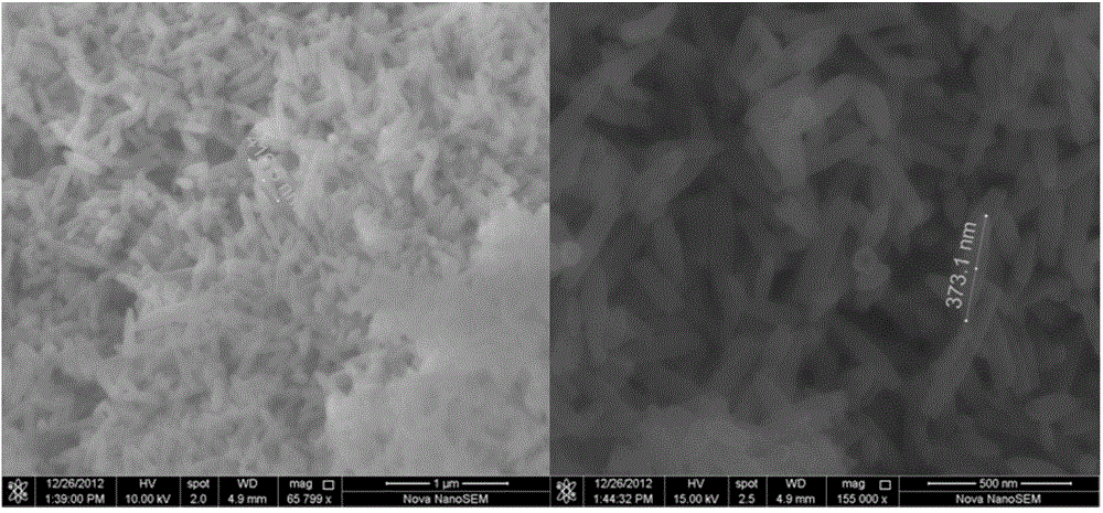 Nanometer iron-lithium oxide composite negative electrode material and preparation method thereof