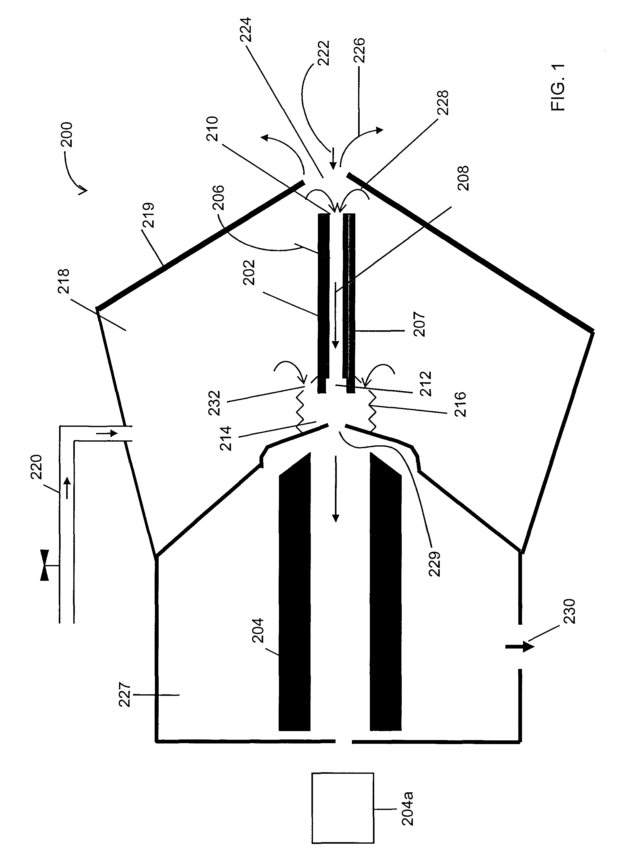 Method and system for vacuum driven differential mobility spectrometer/mass spectrometer interface with adjustable resolution and selectivity