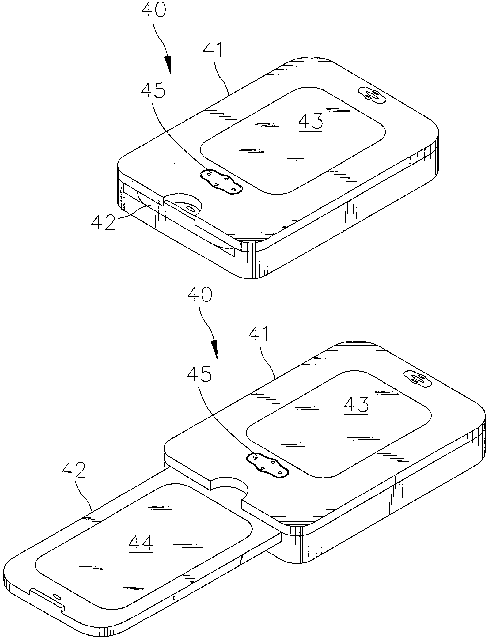 Duo-display mobile phone