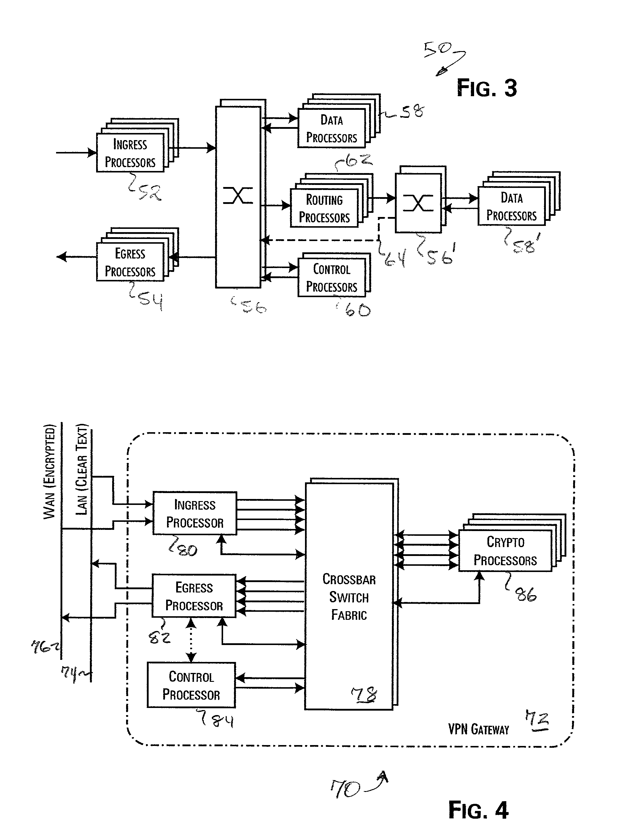 Load balanced scalable network gateway processor architecture