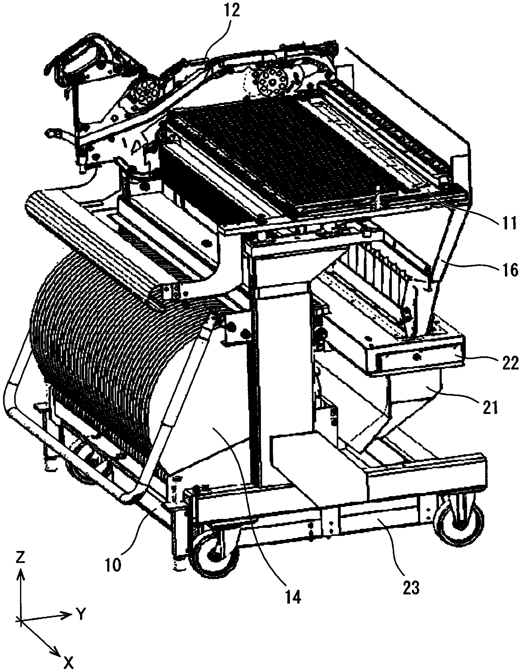 Electronic component installation device and electronic component installation method