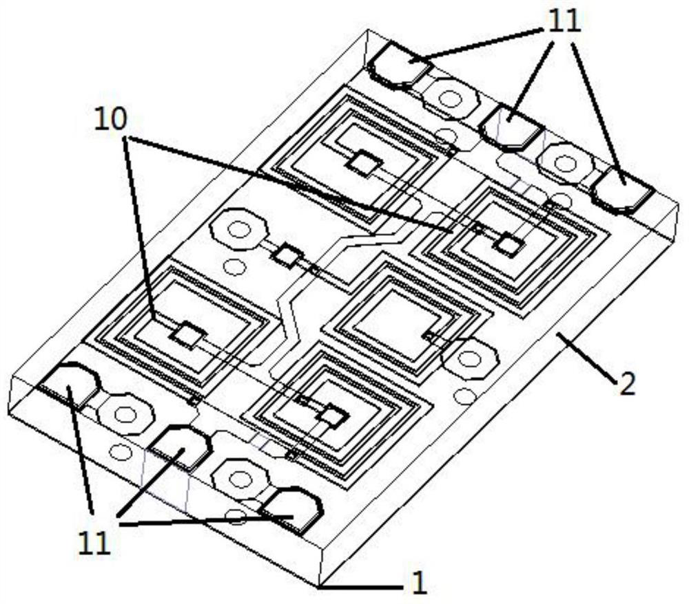 IPD absorption band-pass filter