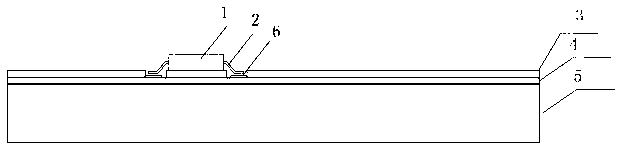 Structure capable of avoiding cold solder joint of elements and method thereof